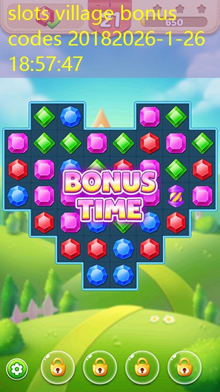 slots village bonus codes 2018