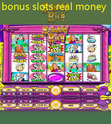bonus slots real money